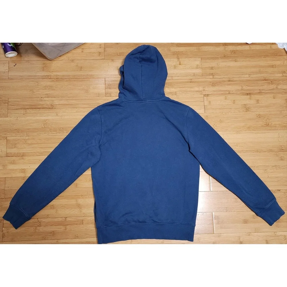 The North Face Never Stop Exploring Bear Sweatshirt Hoodie Men's M Graphic Blue